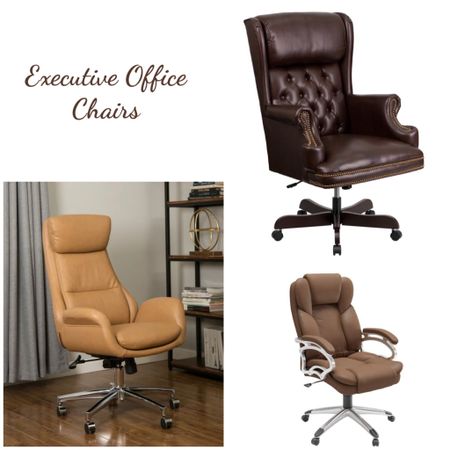 Not just any chair for the office, but executive chair edition for the boss era!! #officefurniture #officechairs #chair #brownofficechair #leather

#LTKhome #LTKmens #LTKSale