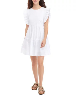 Women's Flutter Tiered Dress | Belk