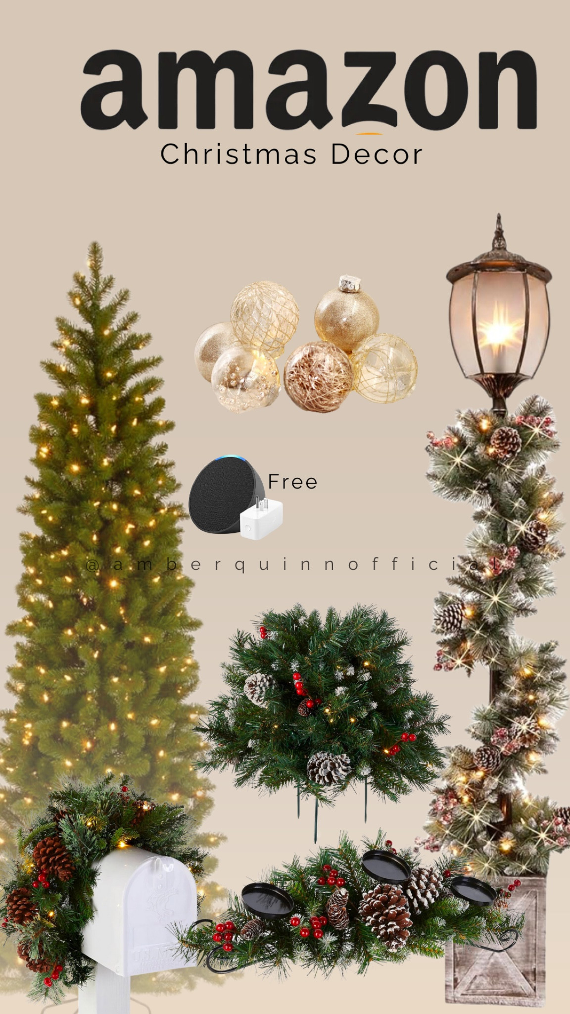 Deck the halls without breaking the bank! 🎄✨ Shop Amazon’s Cyber Monday deals on Christmas decor and make your home merry and bright. 🎁 #CyberMonday #ChristmasDecor #HolidaySavings

#LTKSeasonal #LTKCyberWeek #LTKHoliday