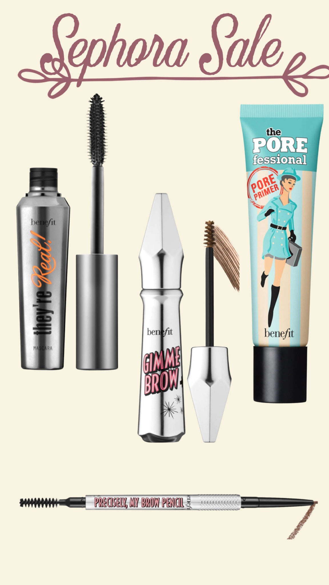 Sephora Sale must haves. 

#sephora #sephorasale #beauty #benefitcosmetics 

#LTKbeauty #LTKsalealert #LTKBeautySale