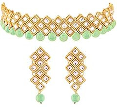 Aheli Stylish Bollywood Wedding Party Wear Necklace Earring Set Indian Ethnic Traditional Jewelry... | Amazon (CA)