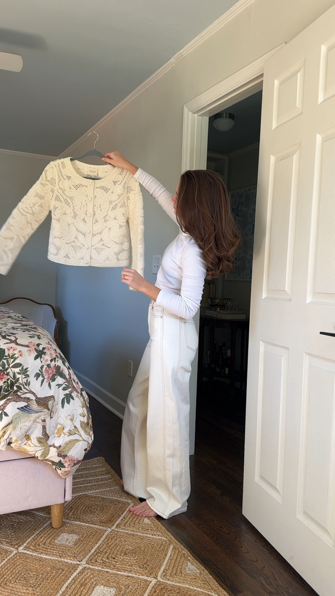 These jeans are old from a boutique! Wearing an xs in the jacket, which is my usual, and I’m 5’2” 🩵

#LTKgrwm #LTKootd #LTKSeasonal