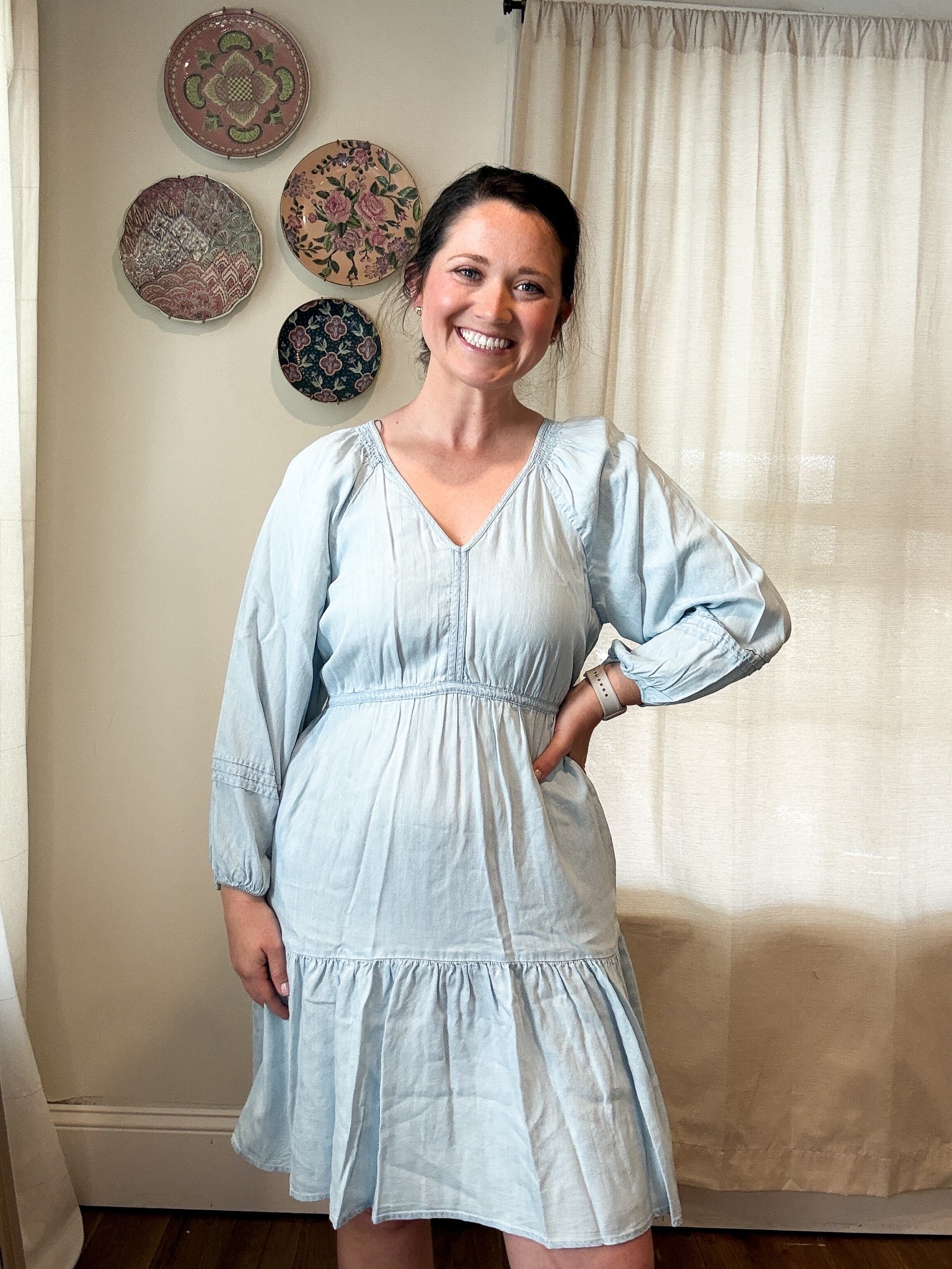 Spring dress. Walmart dress 