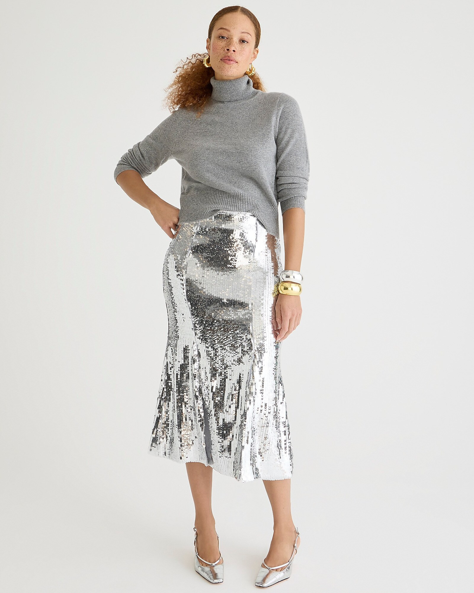 Collection sequin slip skirt | J. Crew US