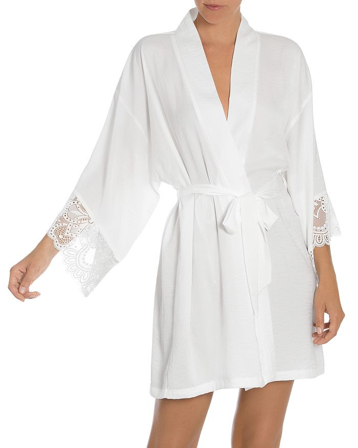 Lace Trim Wrap Robe | Bloomingdale's (US)