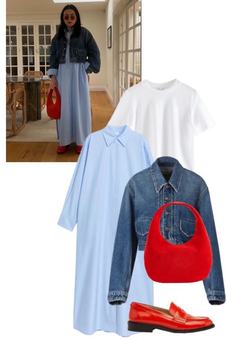 How to wear a blue shirt dress 

#LTKbump #LTKstyletip #LTKSeasonal