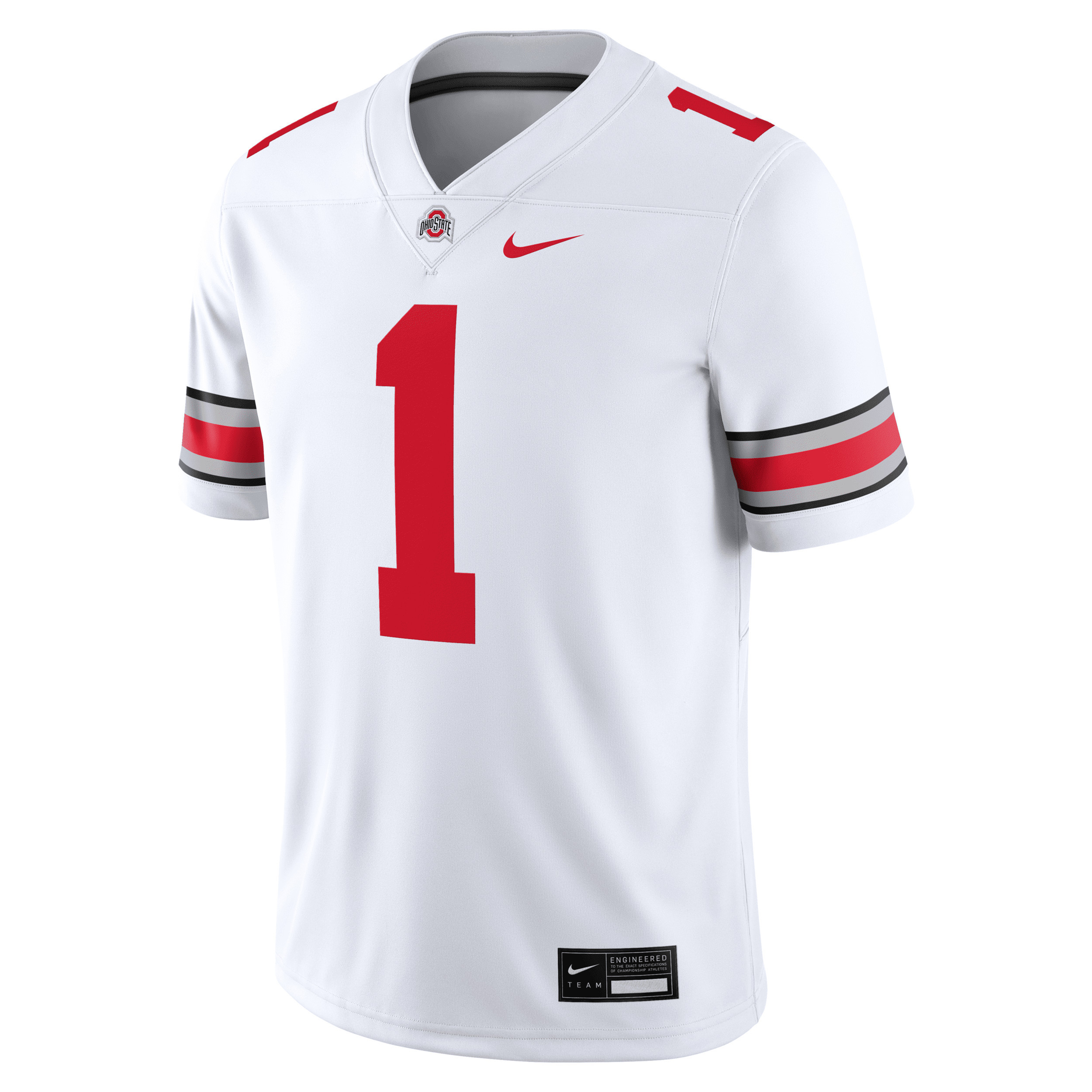 Ohio State Buckeyes Nike Men's Dri-FIT College Game Jersey in White | NC2F08AYOH-MVV | Nike (US)