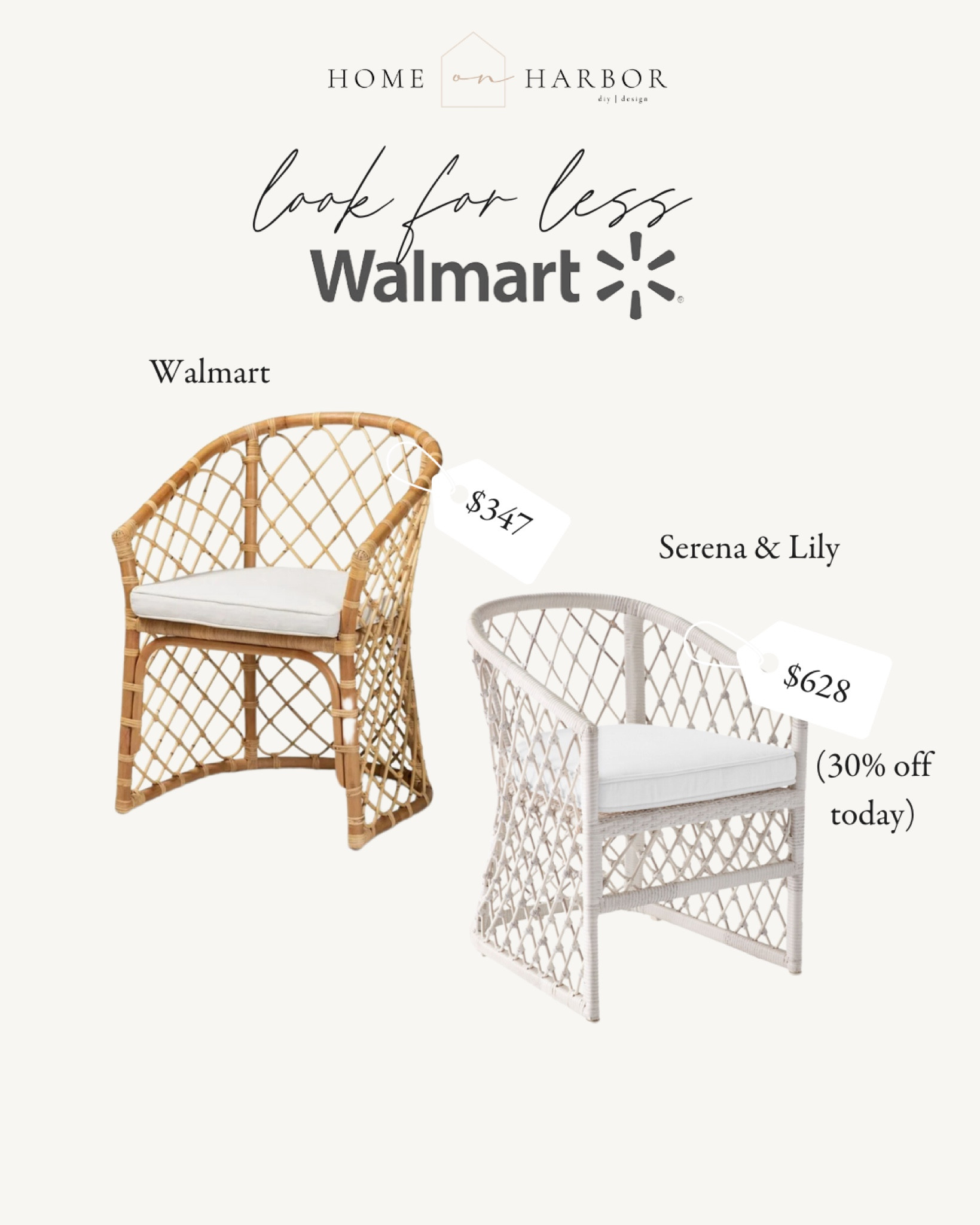 Look for less: Walmart vs Serena & Lily 
Both on sale today! 

#LTKHome #LTKStyleTip #LTKSeasonal