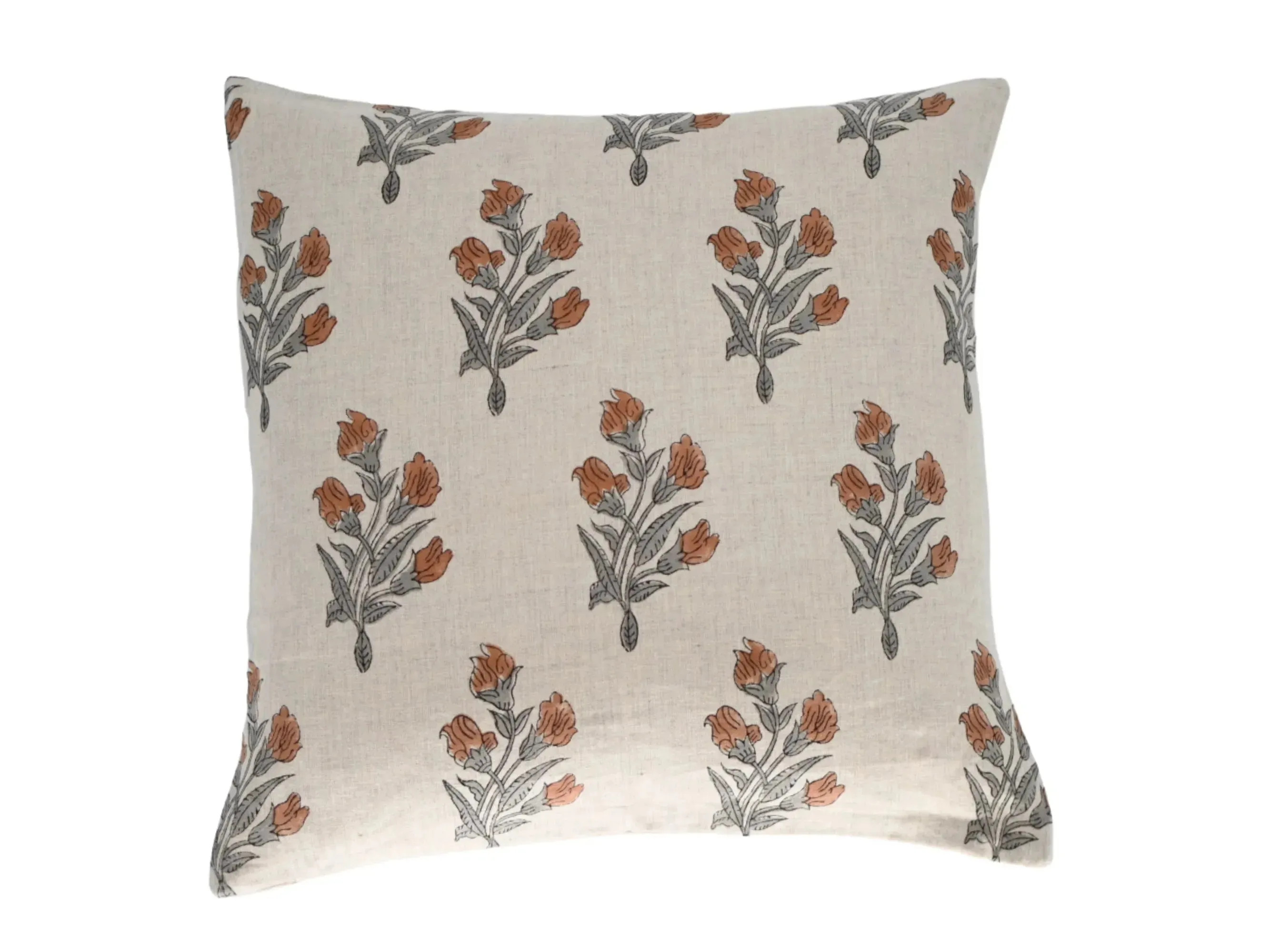 Shop Wesley Block Print Pillow Cover Online | Maple Village Lane