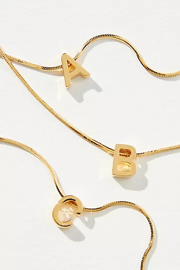 Dainty Monogram Necklace | Anthropologie (US)