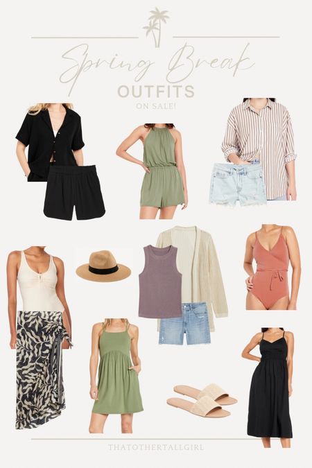 Spring break outfits from Old Navy and all on sale! (And available in lengths!) 

#LTKmidsize #LTKtravel #LTKsalealert