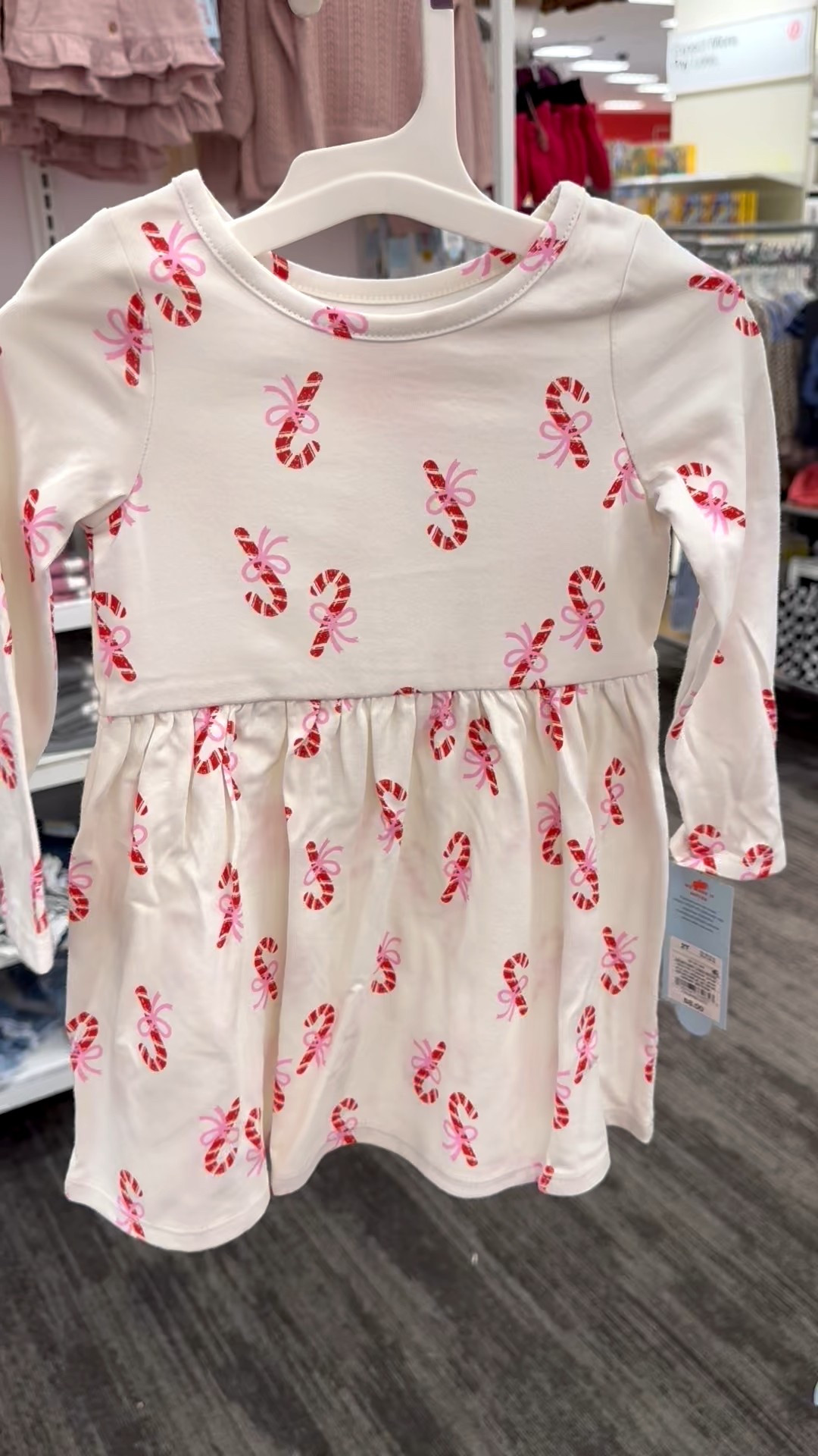 New Christmas dress at target! Love the candy canes & bows! Also comes in short sleeve 

#LTKKids #LTKSeasonal #LTKFamily