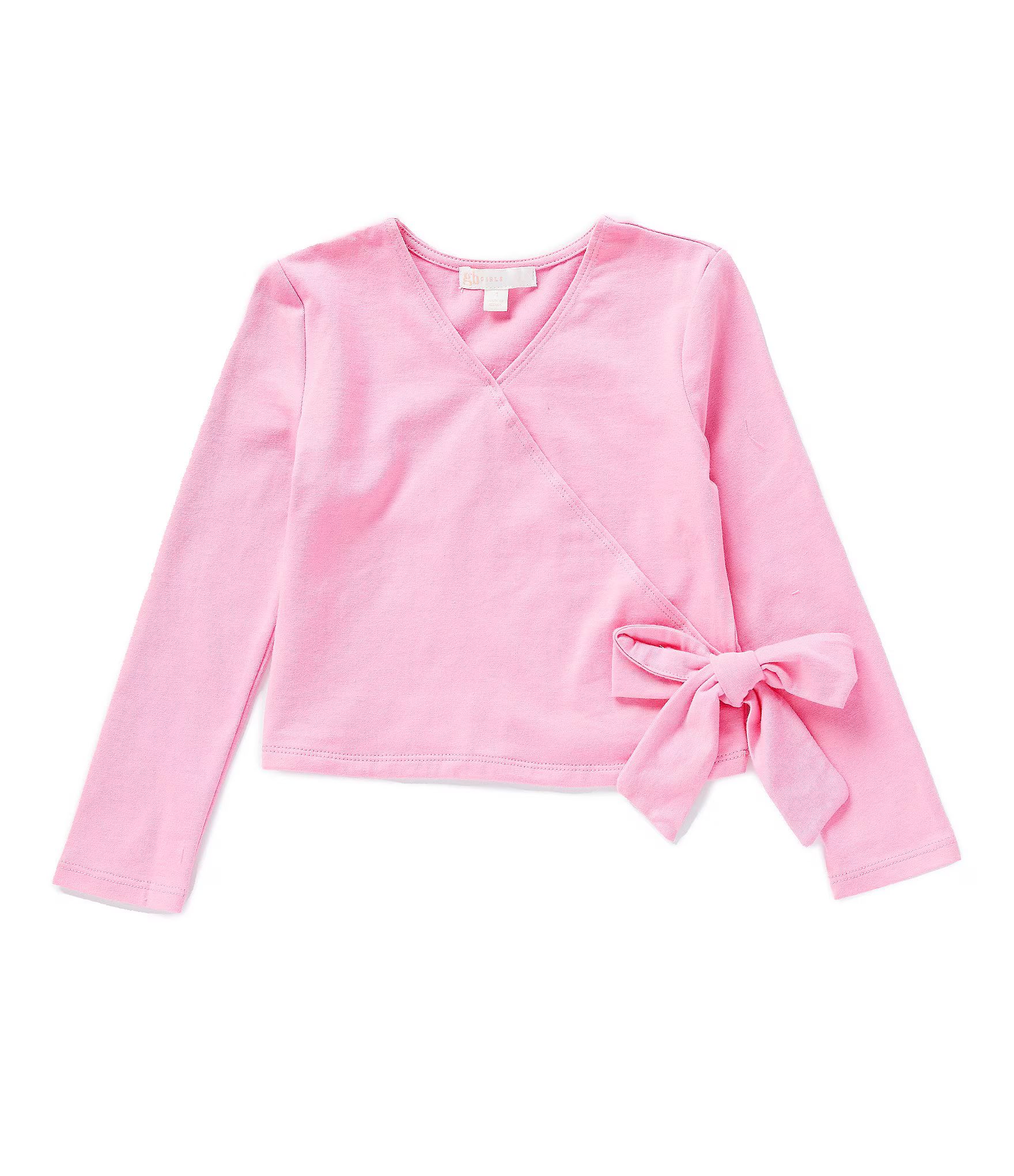 Little Girls 2T-6X Long Sleeve Knit Ballet Top | Dillard's