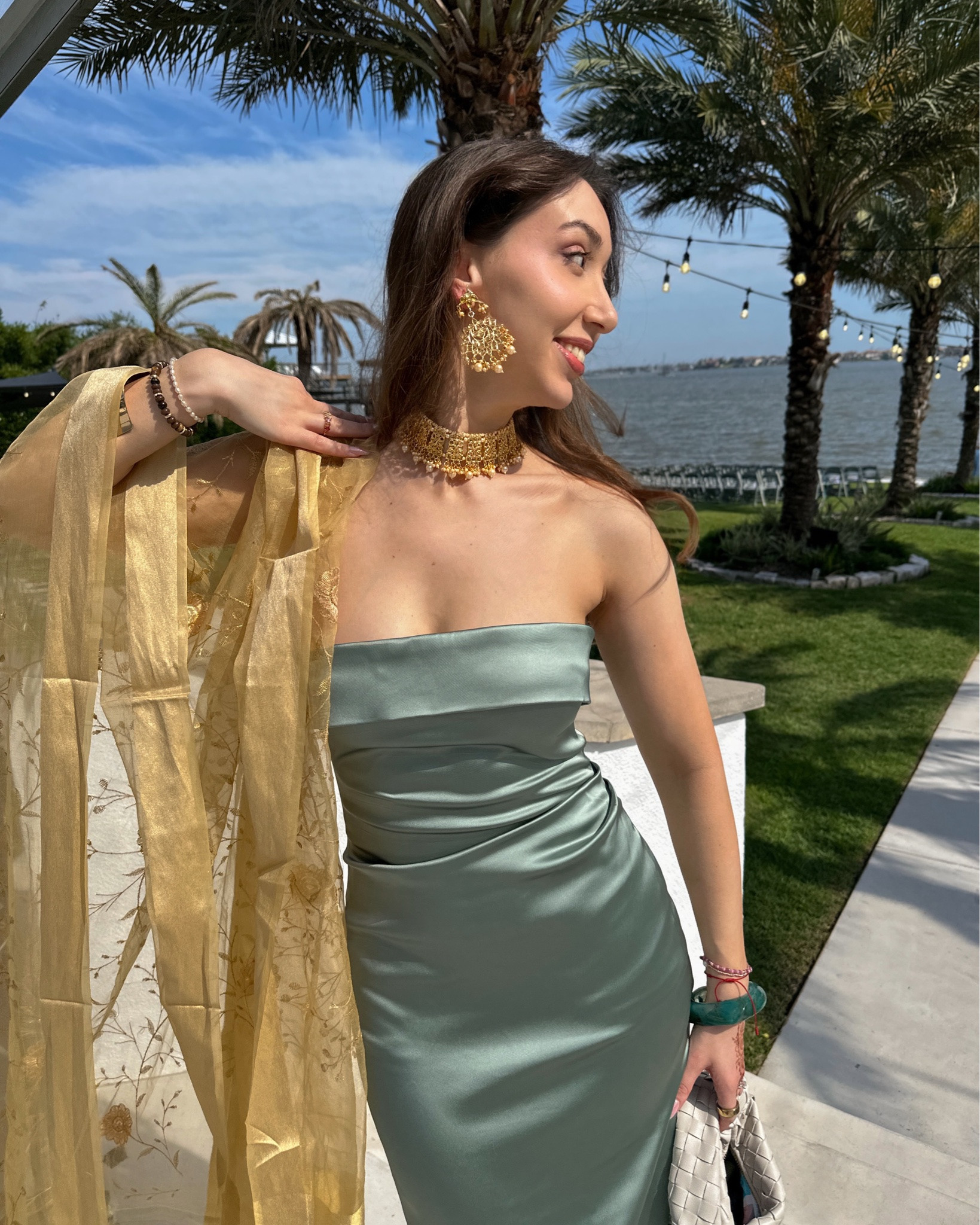 our best friends wedding 🌴🌊☀️💖 

my dress is sold out but added similar! 
(the most similar is the other aritzia one - figureknit eyecatcher dress 🍵) 

#weddingguestoutfit #weddinggueststyle #summerweddingseason #formaloutfitideas #pinterestvibes wedding guest outfit dress, summer formal style, wedding season outfits, dressy looks, pinterest aesthetic, pastel satin maxi midi dress, sage green strapless tube dresses, garden party, waterfront event

#LTKWedding #LTKootd #LTKdayinmylife