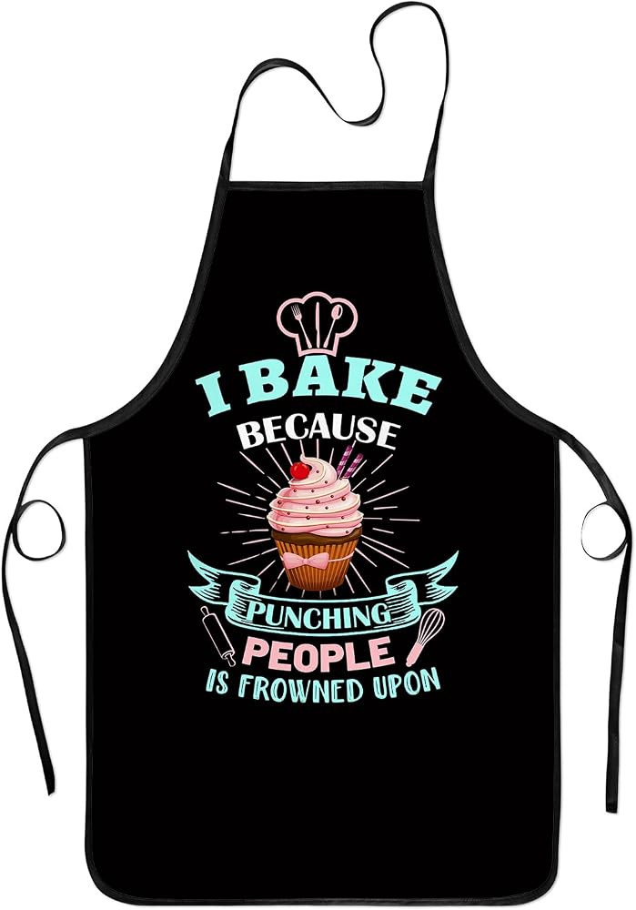 Baking Apron for Women I Baking Because People Is Frowned Aprons Gifts for Men Woman Family Frien... | Amazon (US)