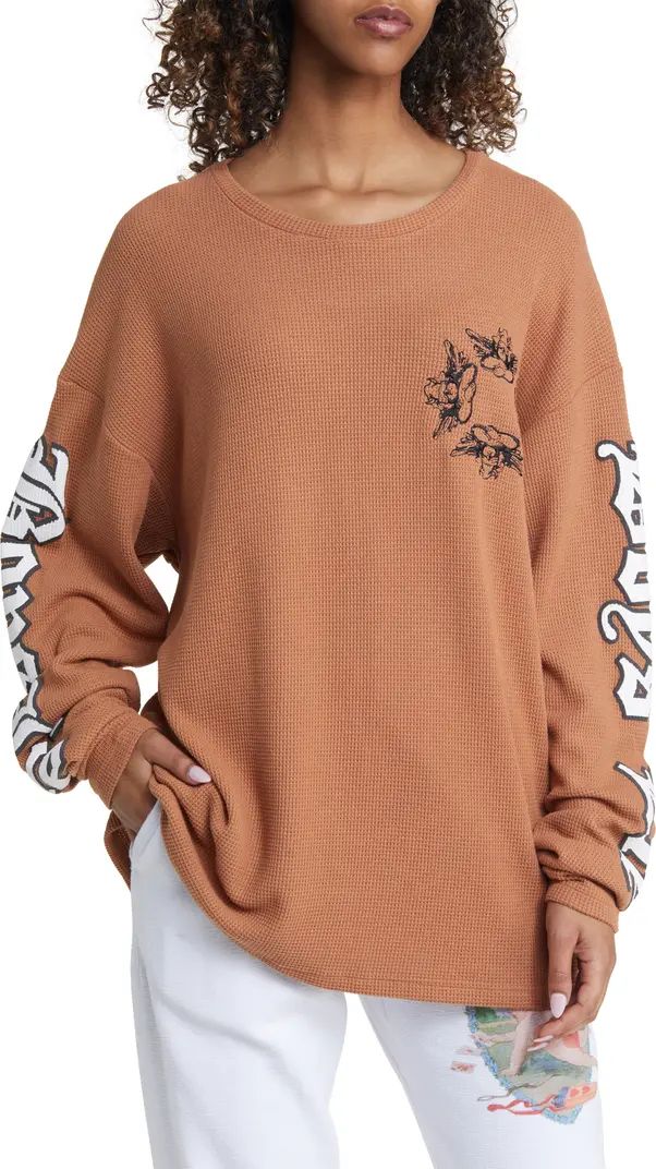 Straight Flush Long Sleeve Thermal Graphic T-Shirt | Nordstrom