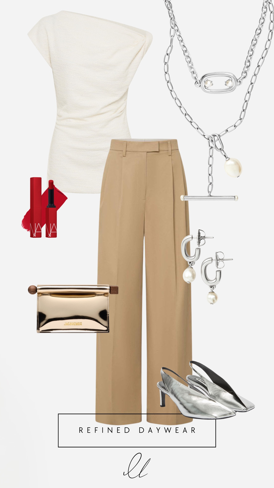 Refined Daywear - featuring the perfect wardrobe staples for the modern woman, elevated with a statement clutch, heels, Allegra Allure jewellery and the perfect bold lip (NARS shade Dragon Girl). These timeless pieces will be on high rotation for seasons to come. 

#LTKstyletip