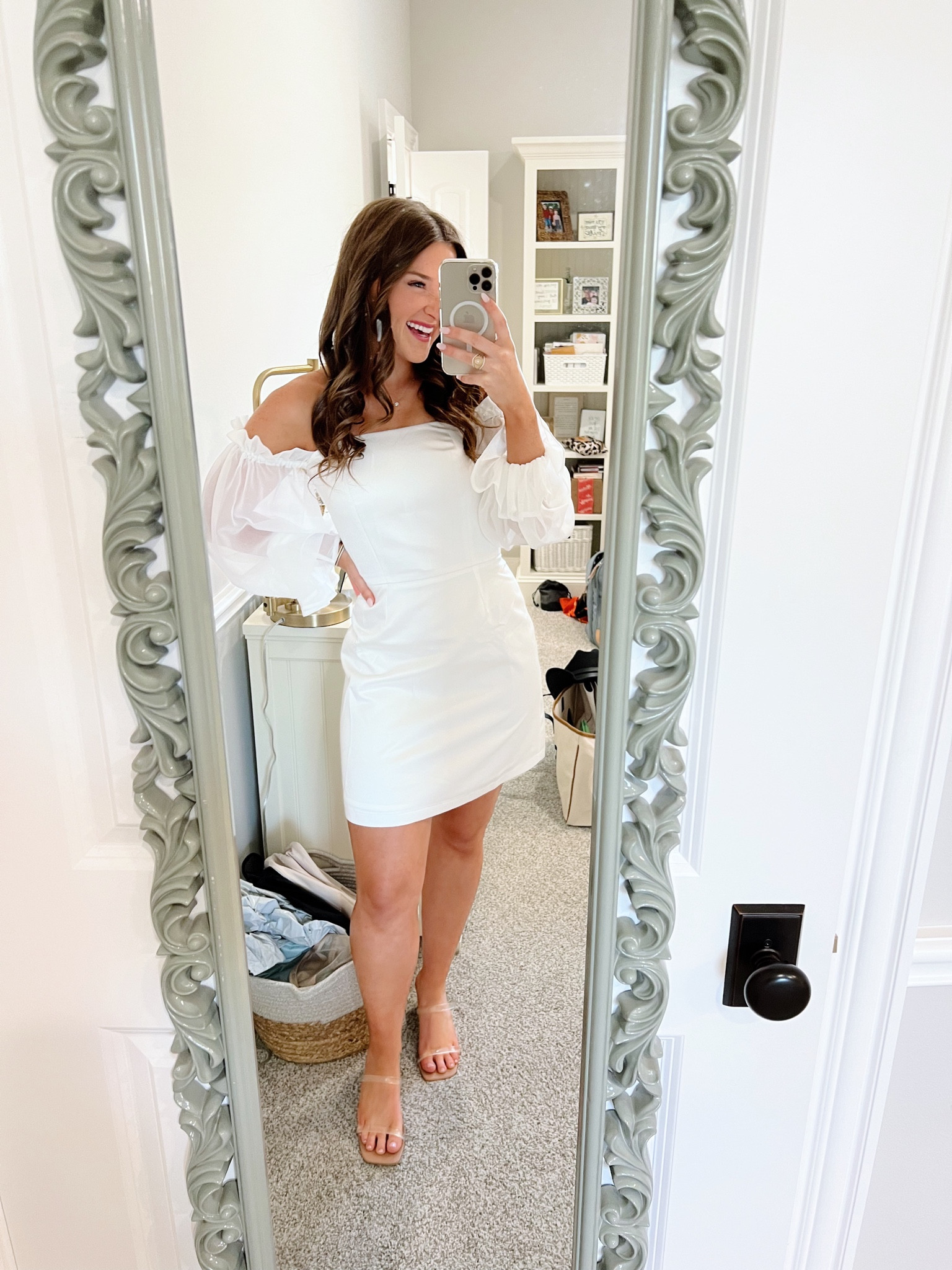 THIS DRESS! i am obsessed with this dress and the Etsy seller actually made it to my exact measurements. & these are the most comfortable heels I own right now! 

#LTKwedding #LTKshoecrush