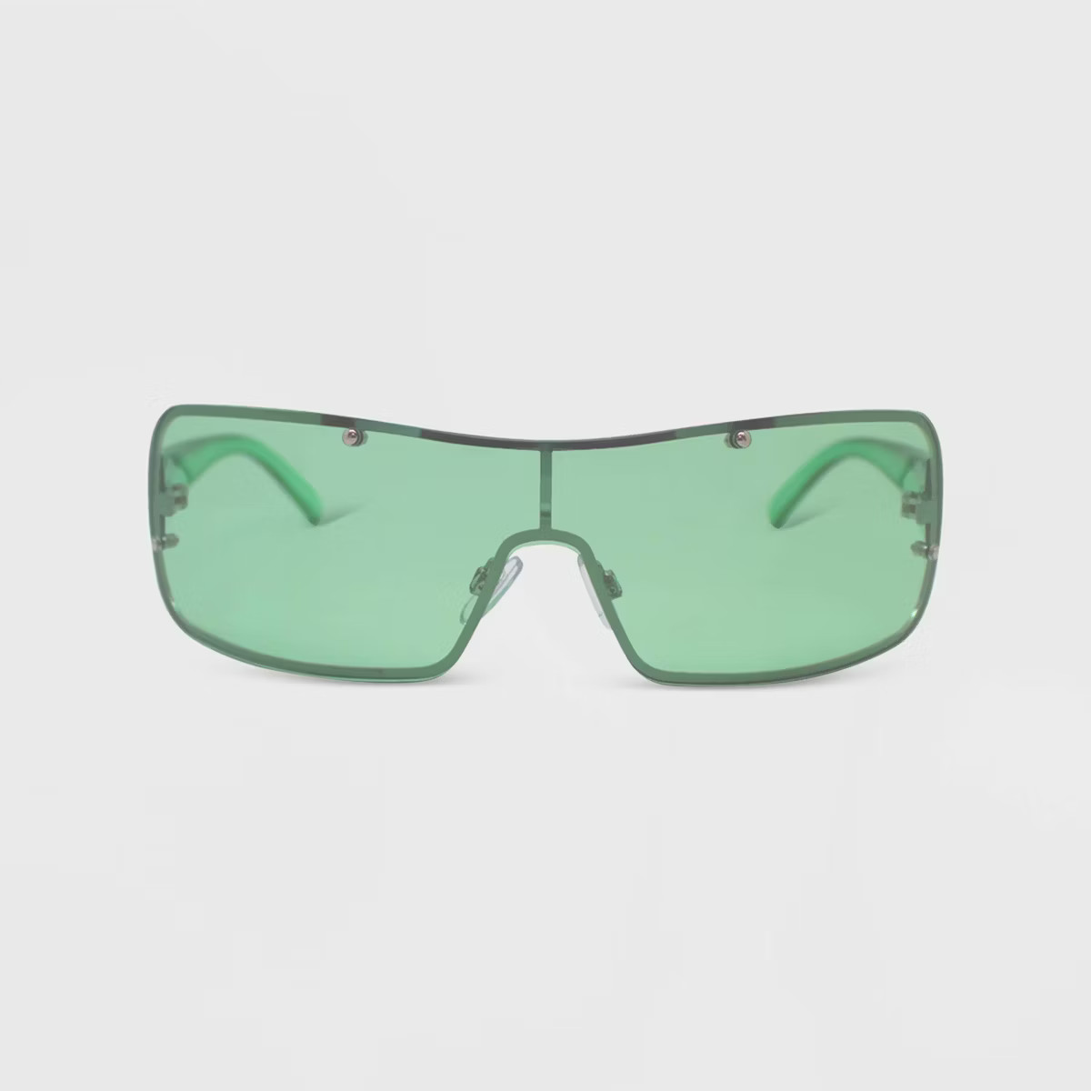 Women's Rimless Wrap Shield Sunglasses - Wild Fable™ | Target
