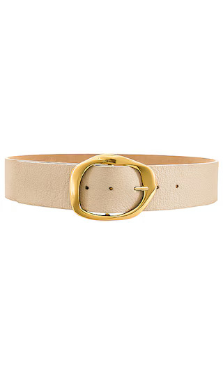 Edmond Belt in Bone & Gold | Revolve Clothing (Global)