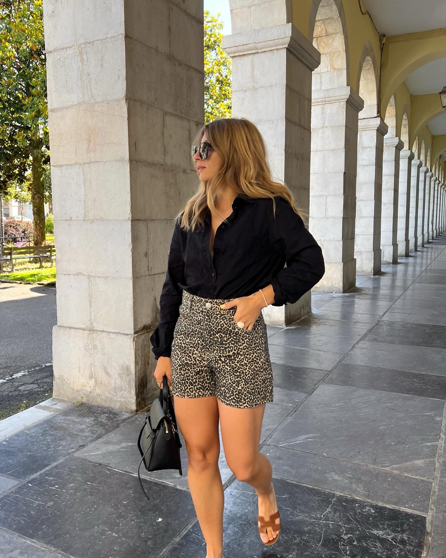 Leopard short for summer 🐆 #leoprint #outfits #summer

#LTKsummer #LTKstyletip #LTKfrance