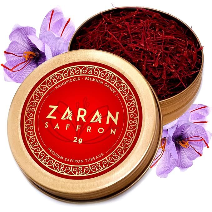 Zaran Saffron, Superior Saffron Threads (Super Negin) Premium grade Saffron Spice for Paella, Ris... | Amazon (US)