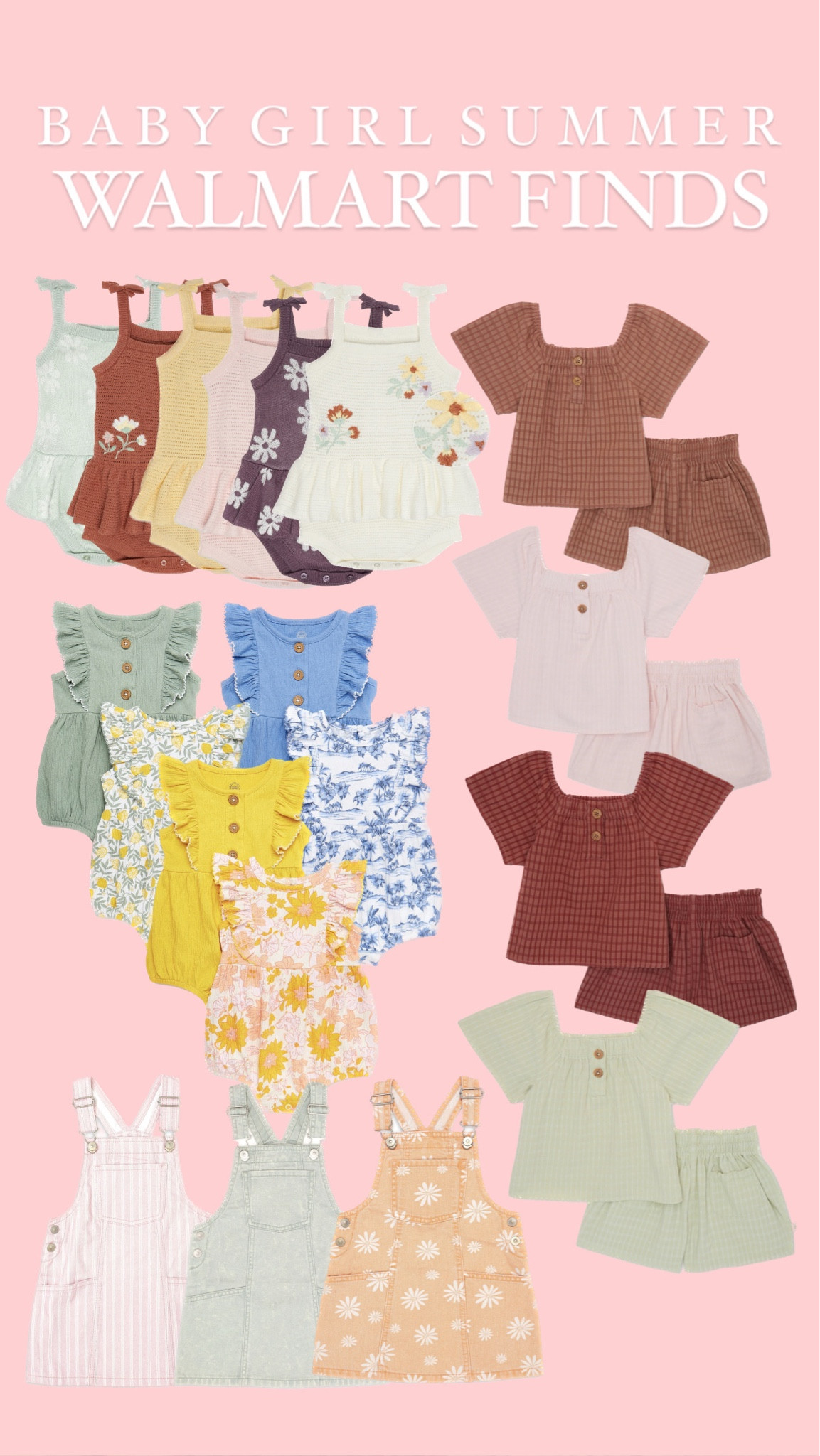 Walmart baby girl summer finds! #baby #babygirl #walmart #babygirlfashion

#LTKbaby #LTKSeasonal #LTKFind