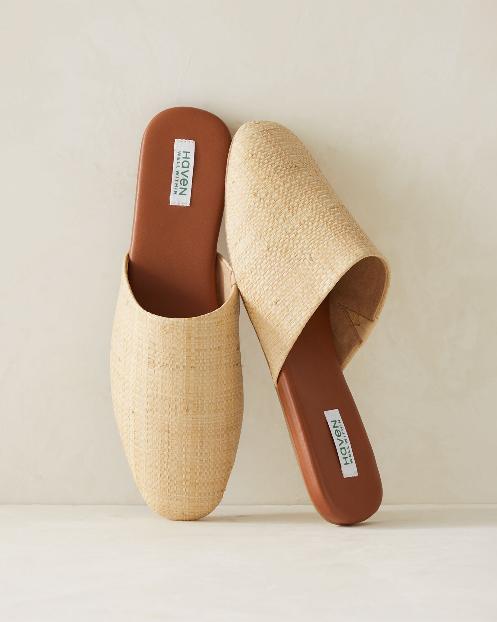 Raffia Mules | Haven Well Within