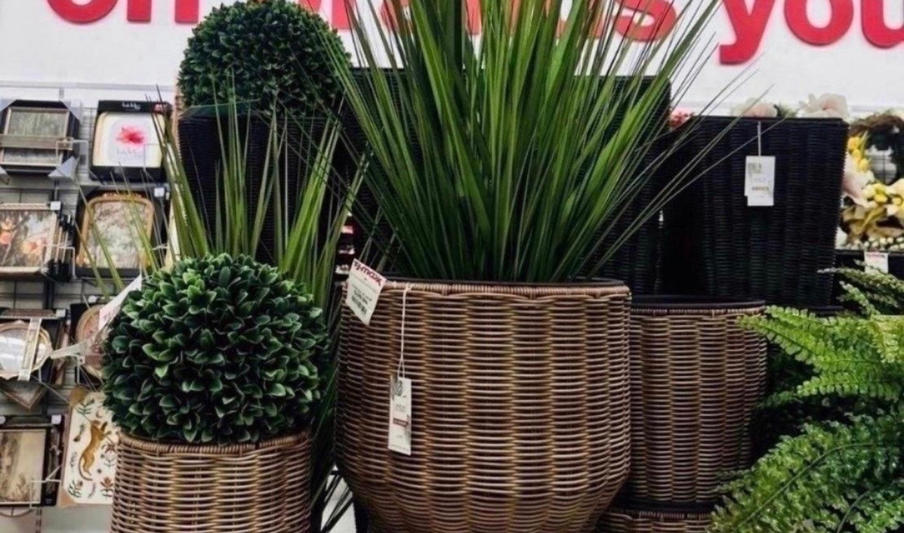 The secret to a green thumb? Good faux plants. 🌿 I am obsessed with these woven hourglass planters and the texture they add to a room. Pro tip: mix different heights and leaf styles to make your indoor jungle look intentional and lush. Found these gems today and had to share! 🪴✨

#LTKHome