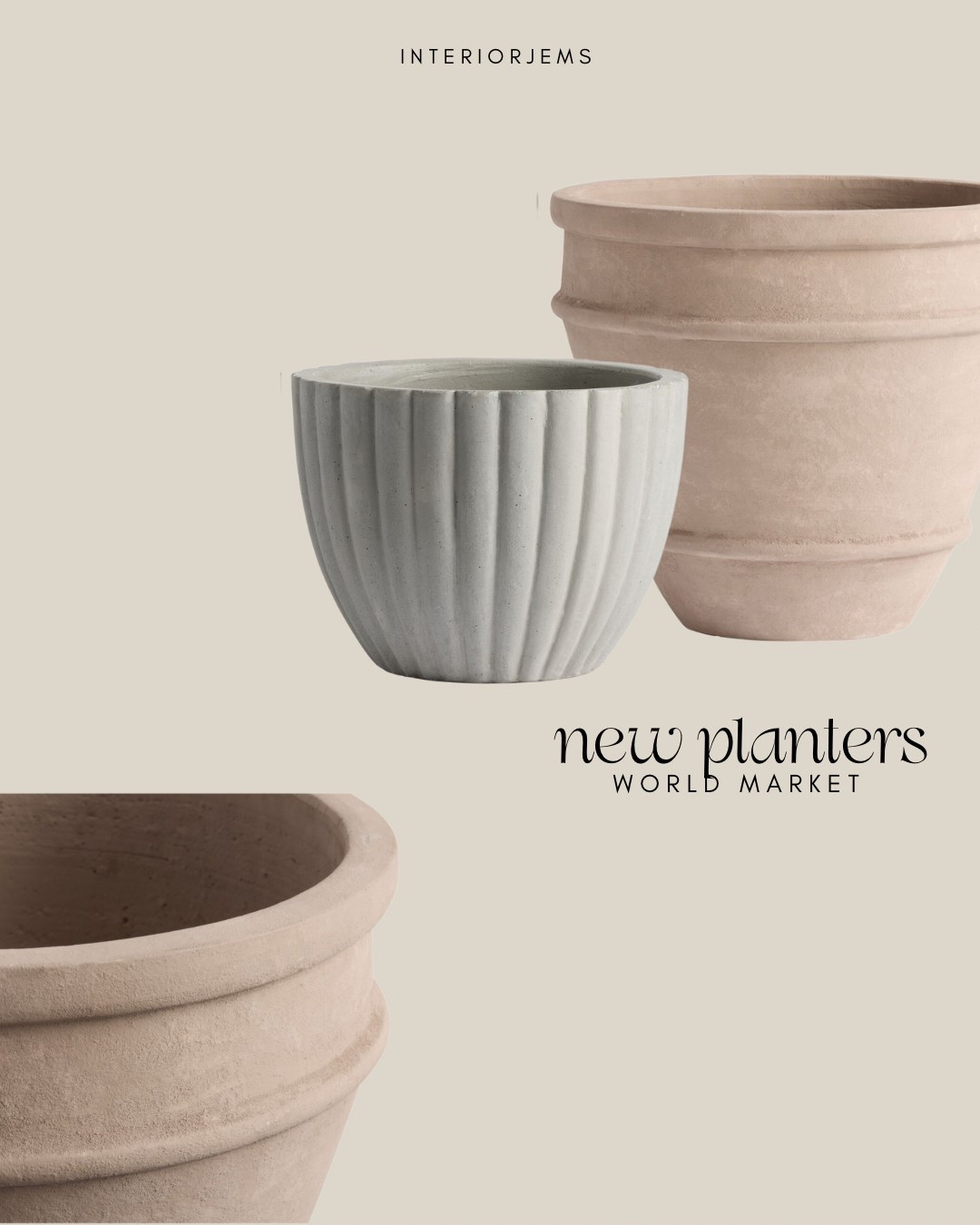 New outdoor planters from world market, oversize planter, natural planter, I’m obsessed with this new terra-cotta planter from world market 

#LTKHome #LTKStyleTip #LTKSaleAlert