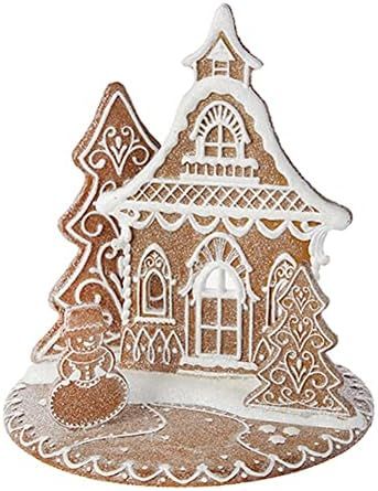 RAZ Imports 2022 Holiday in Provence 8.5" White Icing Gingerbread House | Amazon (US)