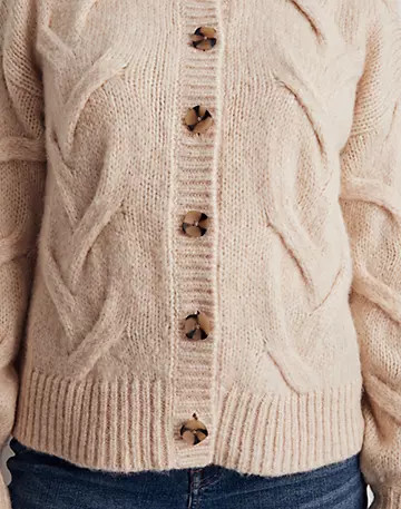 Cable Ashmont Cardigan Sweater | Madewell