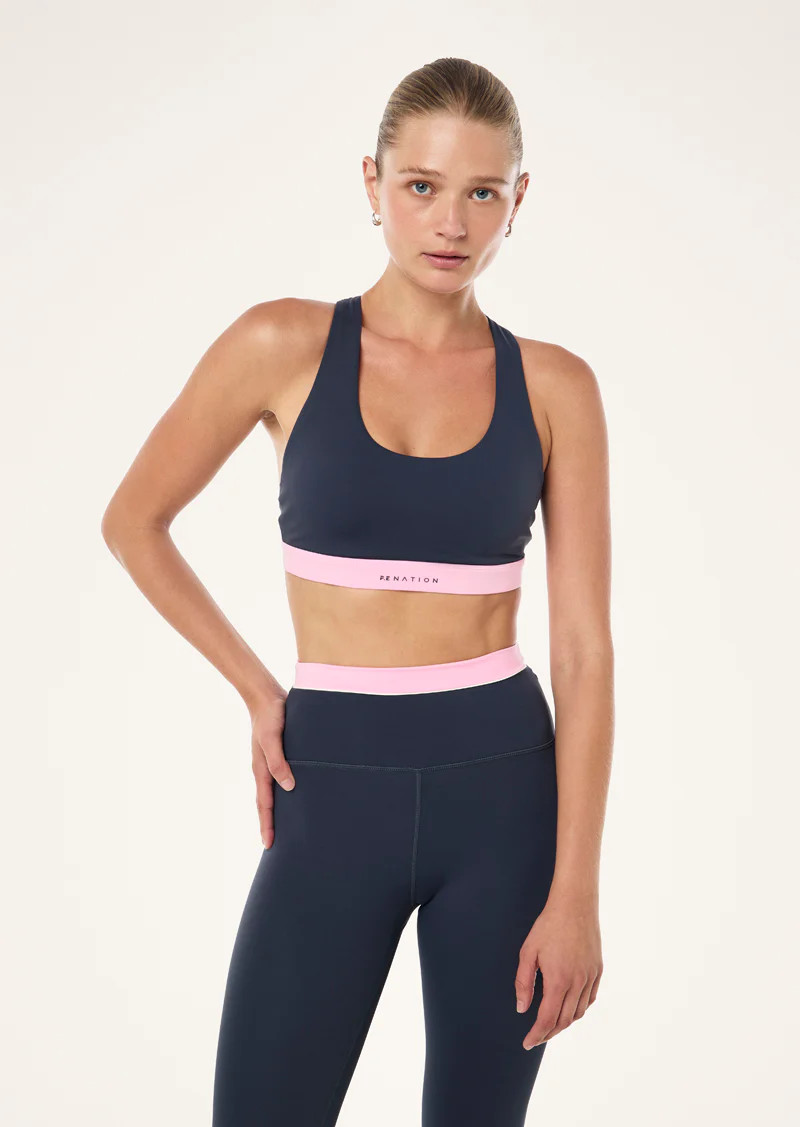 LUMIFY SPORTS BRA IN MARINE BLUE | P.E Nation AU