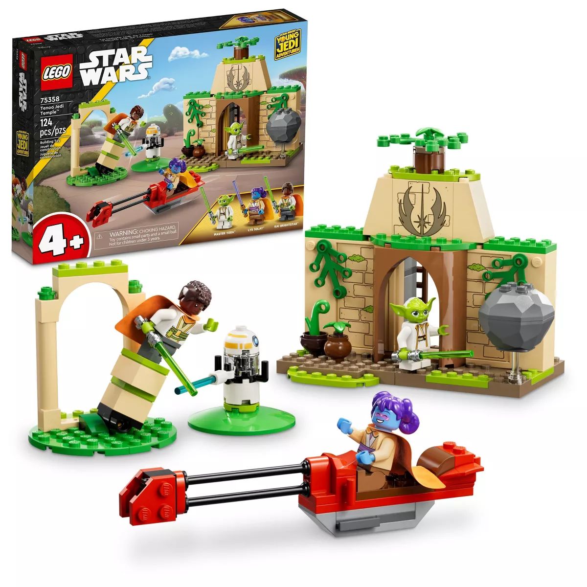 LEGO Star Wars Tenoo Jedi Temple Building Toy Set for Preschoolers 75358 | Target
