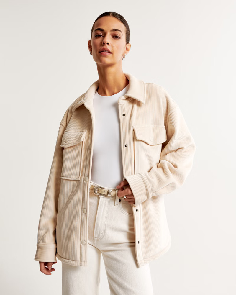 Corduroy Shirt Jacket | Abercrombie & Fitch (US)