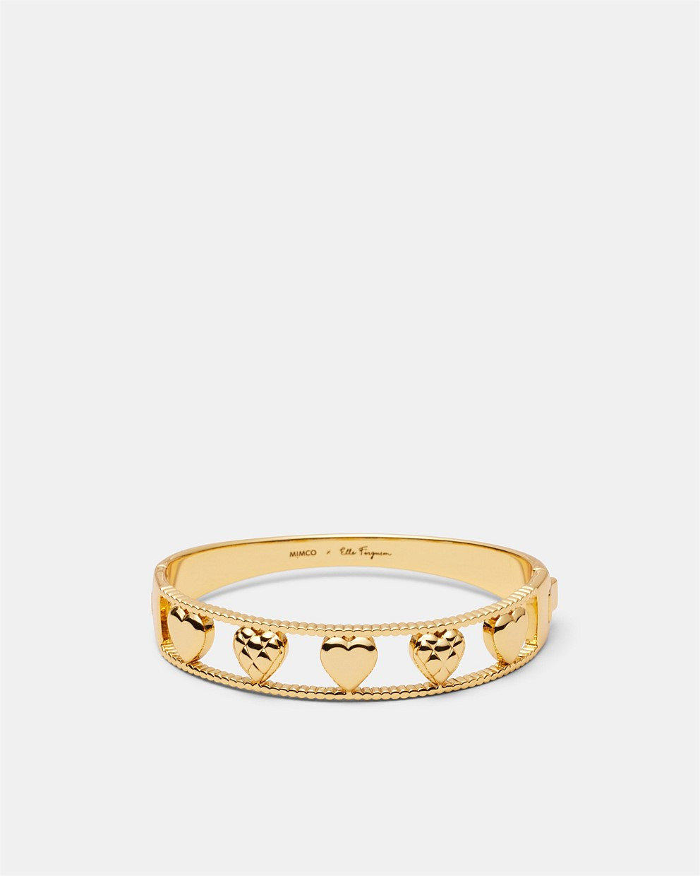Paris Heart Hinged Bangle | Mimco (AU)