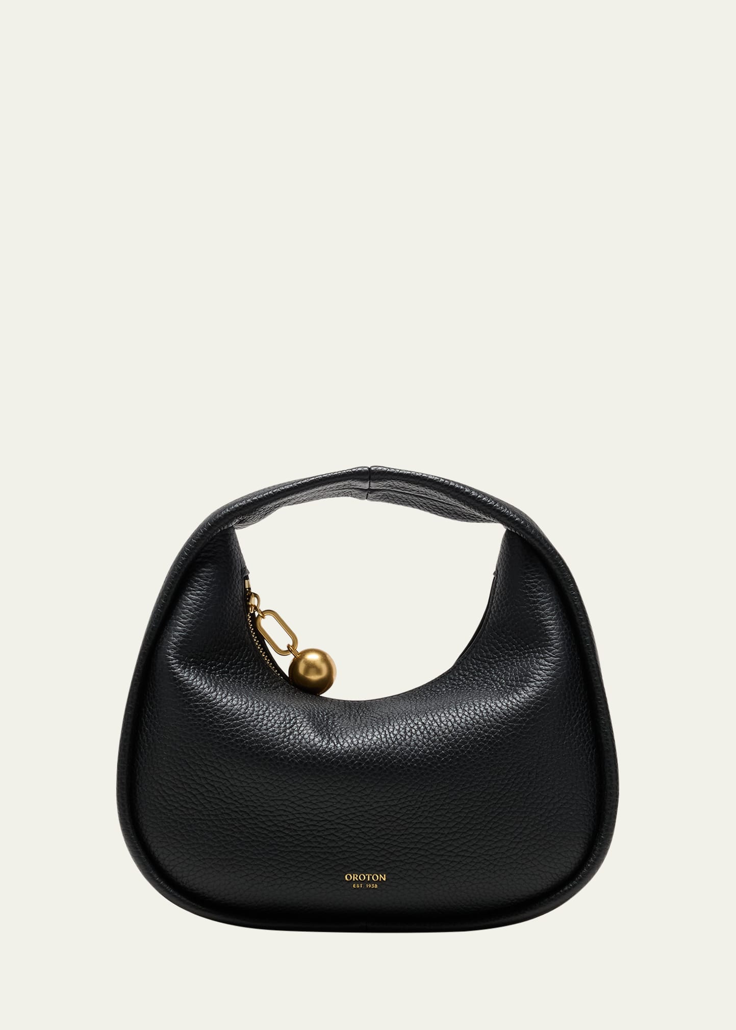 Oroton Clara Mini Zip Leather Top-Handle Bag | Bergdorf Goodman