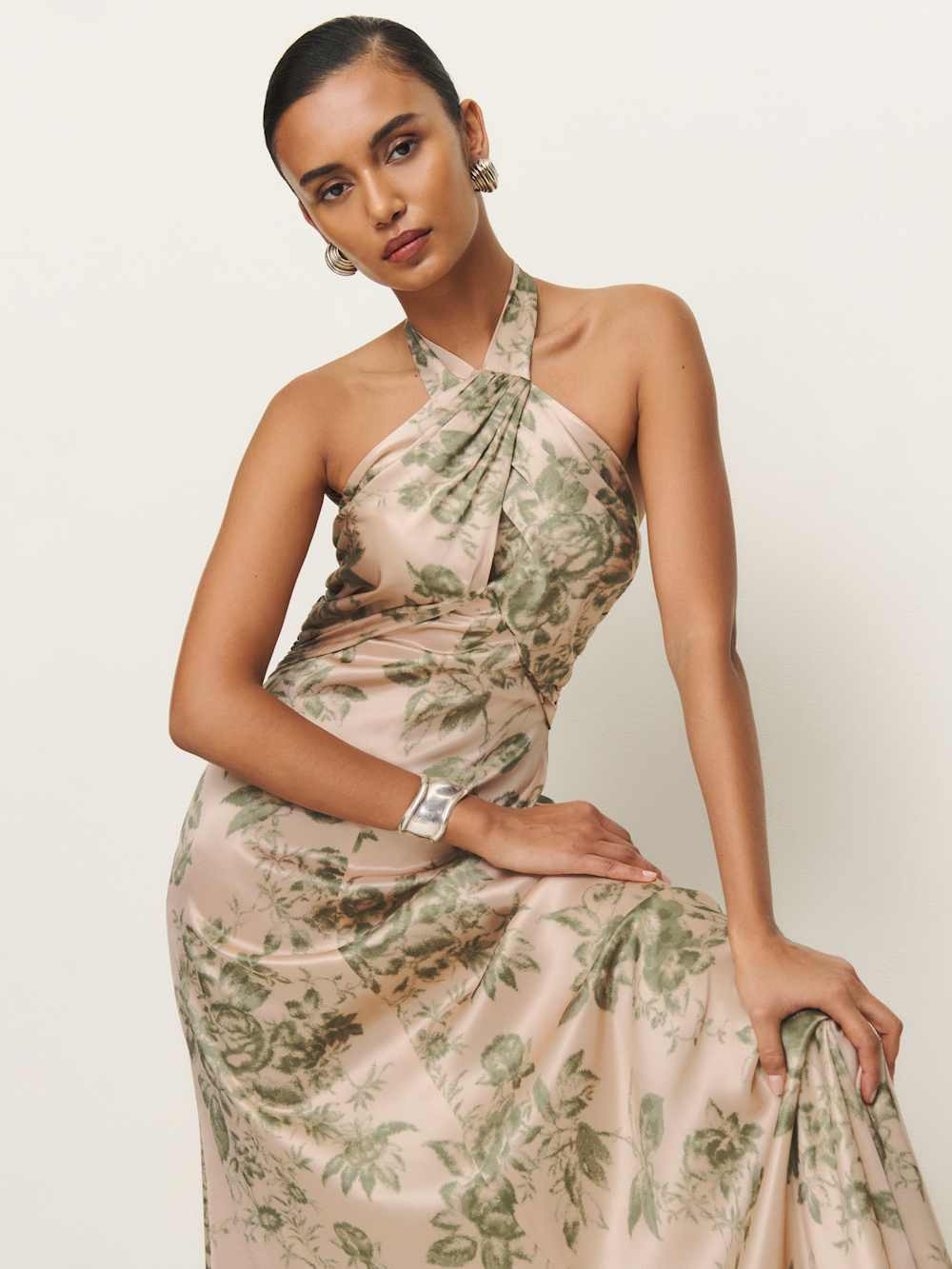 Veria Silk Dress | Reformation (Global)