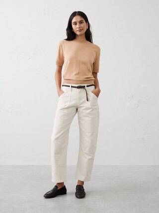 Forever Short-Sleeve Sweater | Banana Republic Factory