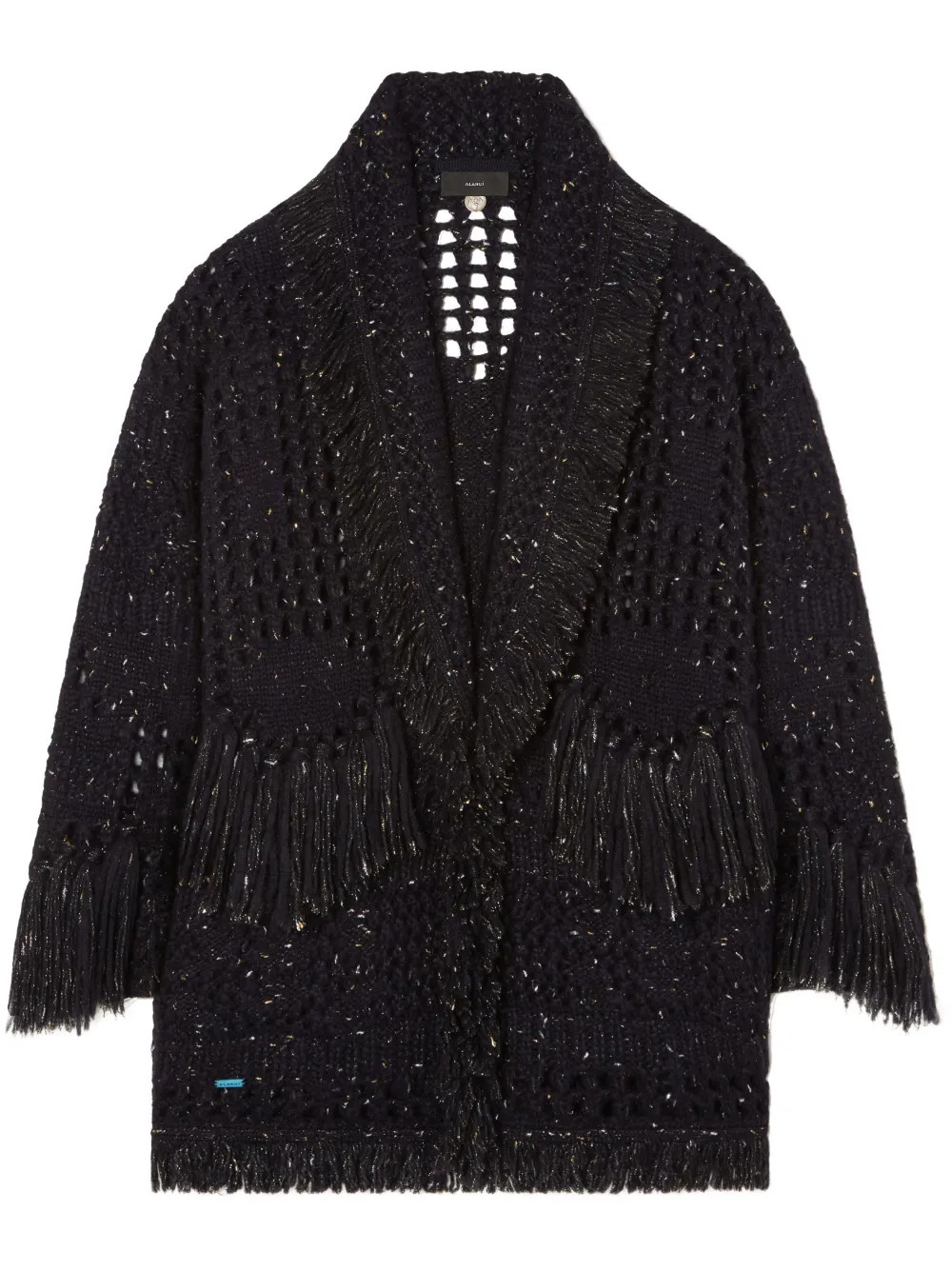 Alanui The Astral speckle-knit Cardigan | Black | FARFETCH UK | Farfetch Global