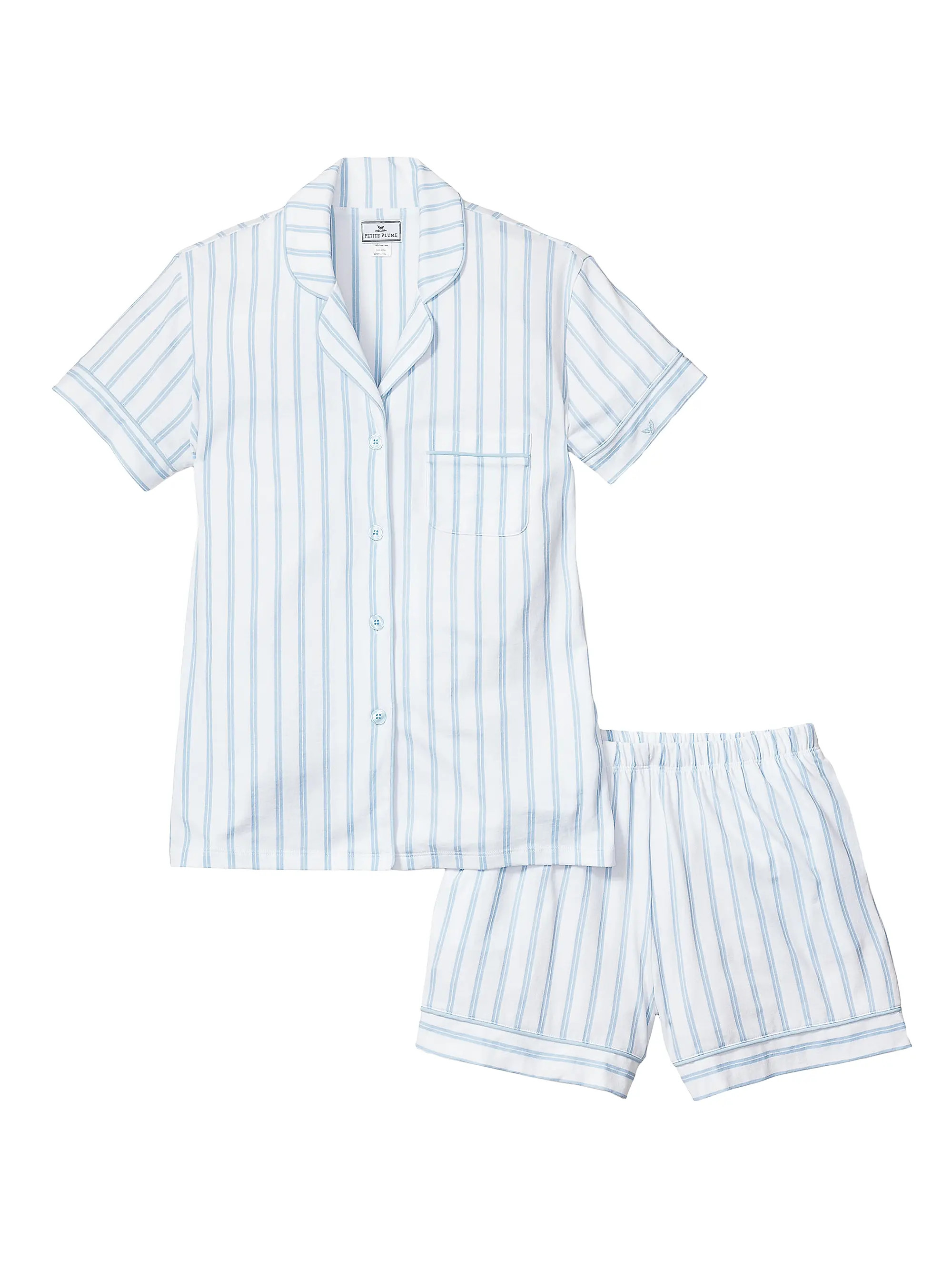 2-Piece Stripe Shorts Pajama Set | Saks Fifth Avenue