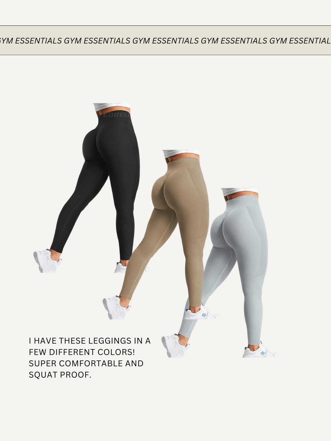 The best leggings for the gym! Come in tons of colors and squat proof. 

 #LTKActive #LTKStyleTip