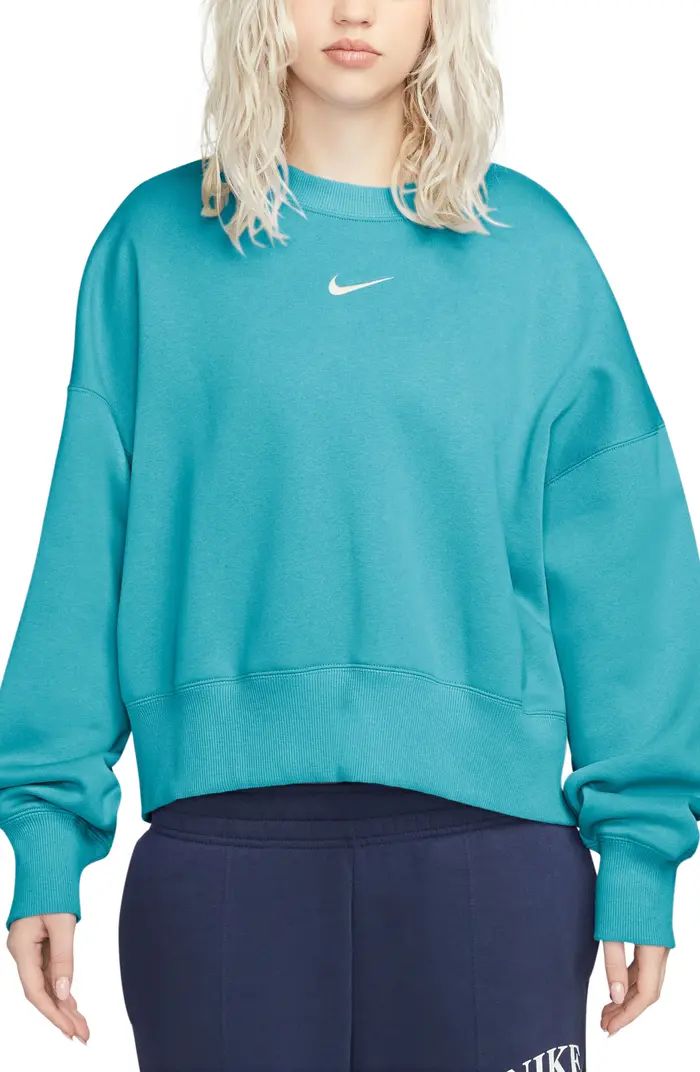 Nike Phoenix Fleece Crewneck Sweatshirt | Nordstrom | Nordstrom