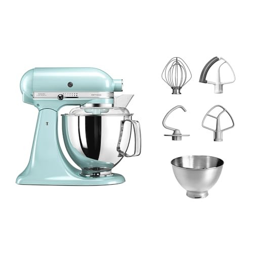 KitchenAid Artisan Stand mixer (Ice Blue, Stainless Steel, 50/60Hz) | Amazon (UK)