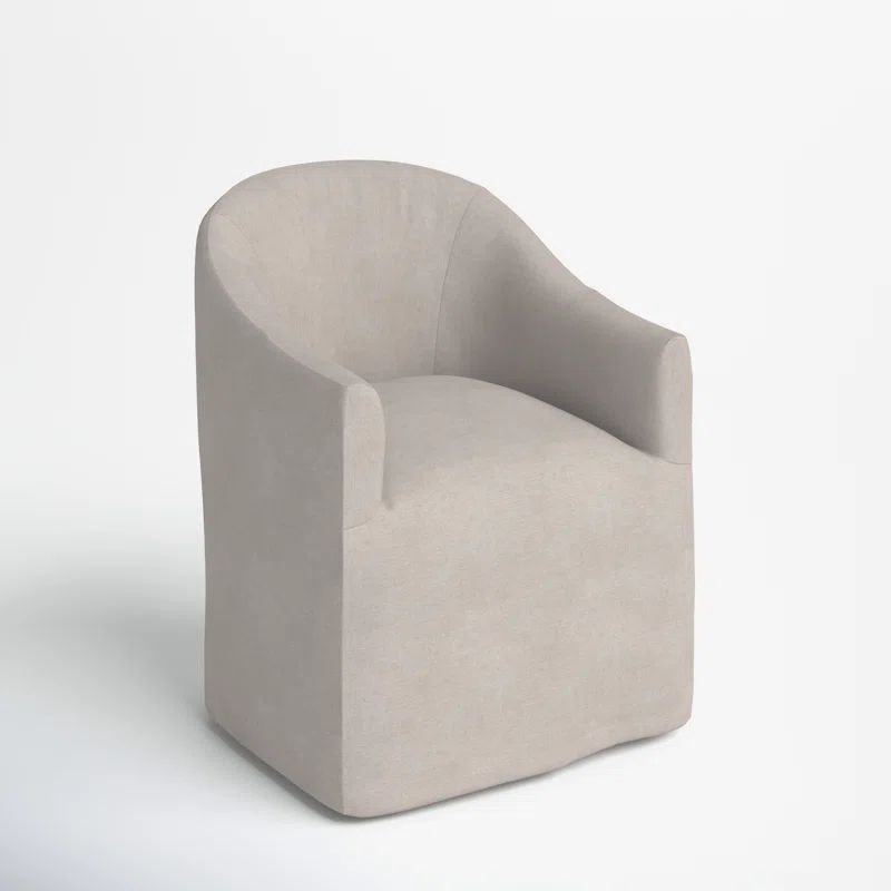 Galinda Upholstered Arm Chair in Beige | Wayfair North America