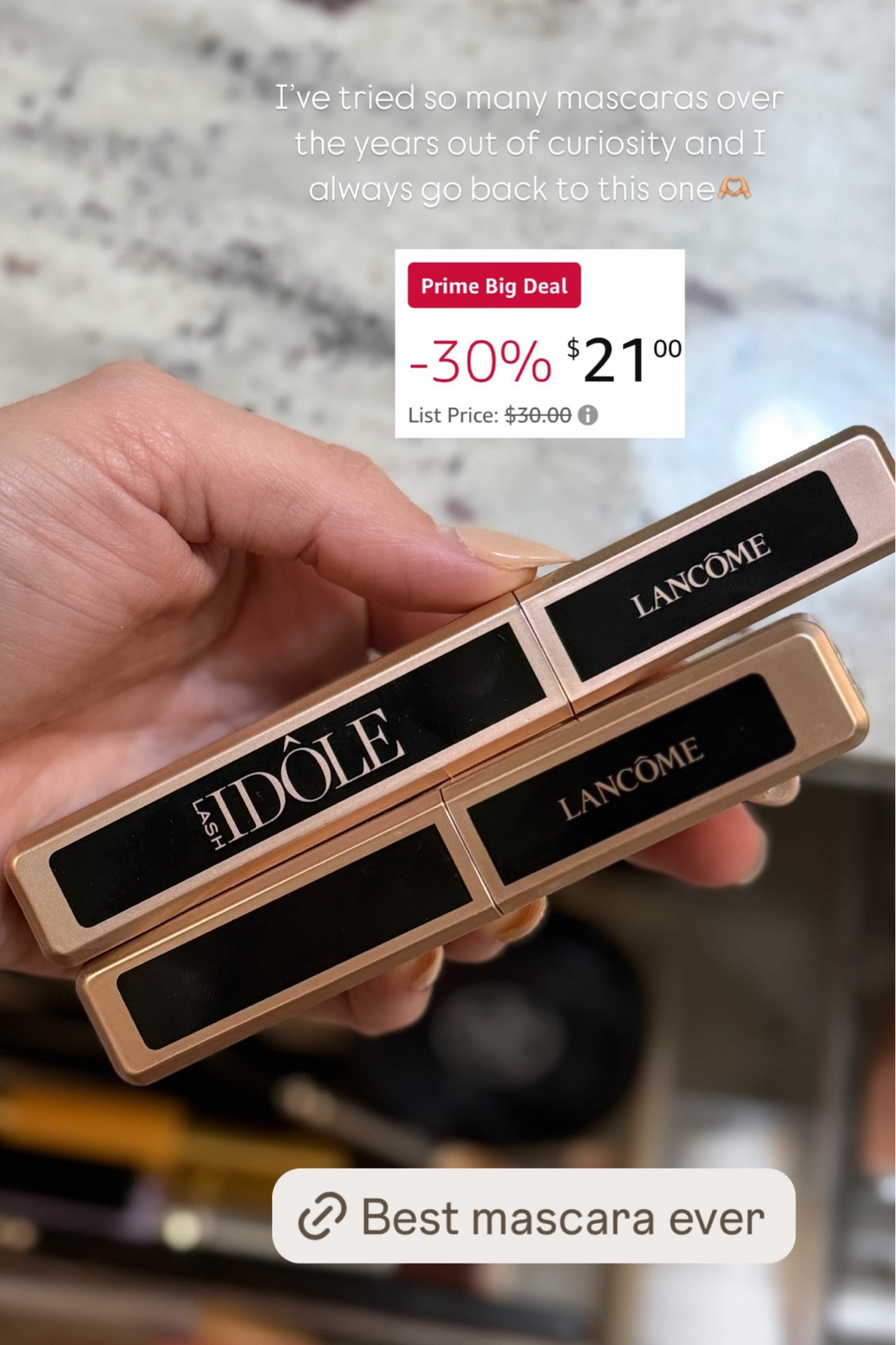 I’ve tried so many mascaras over the years out of curiosity and I always go back to this one🫶🏼