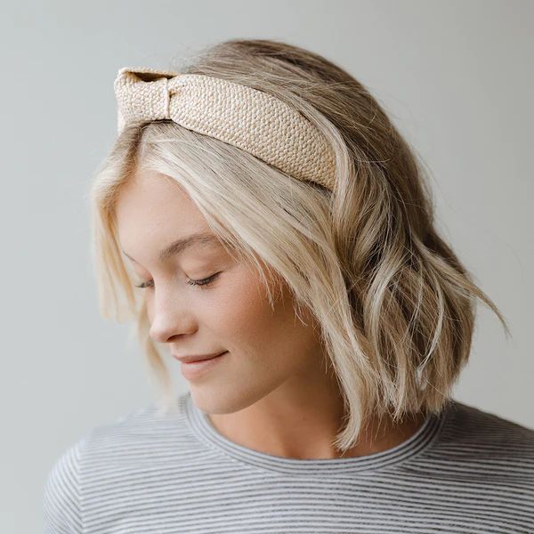 Rattan Knotted Headband | Albion Fit