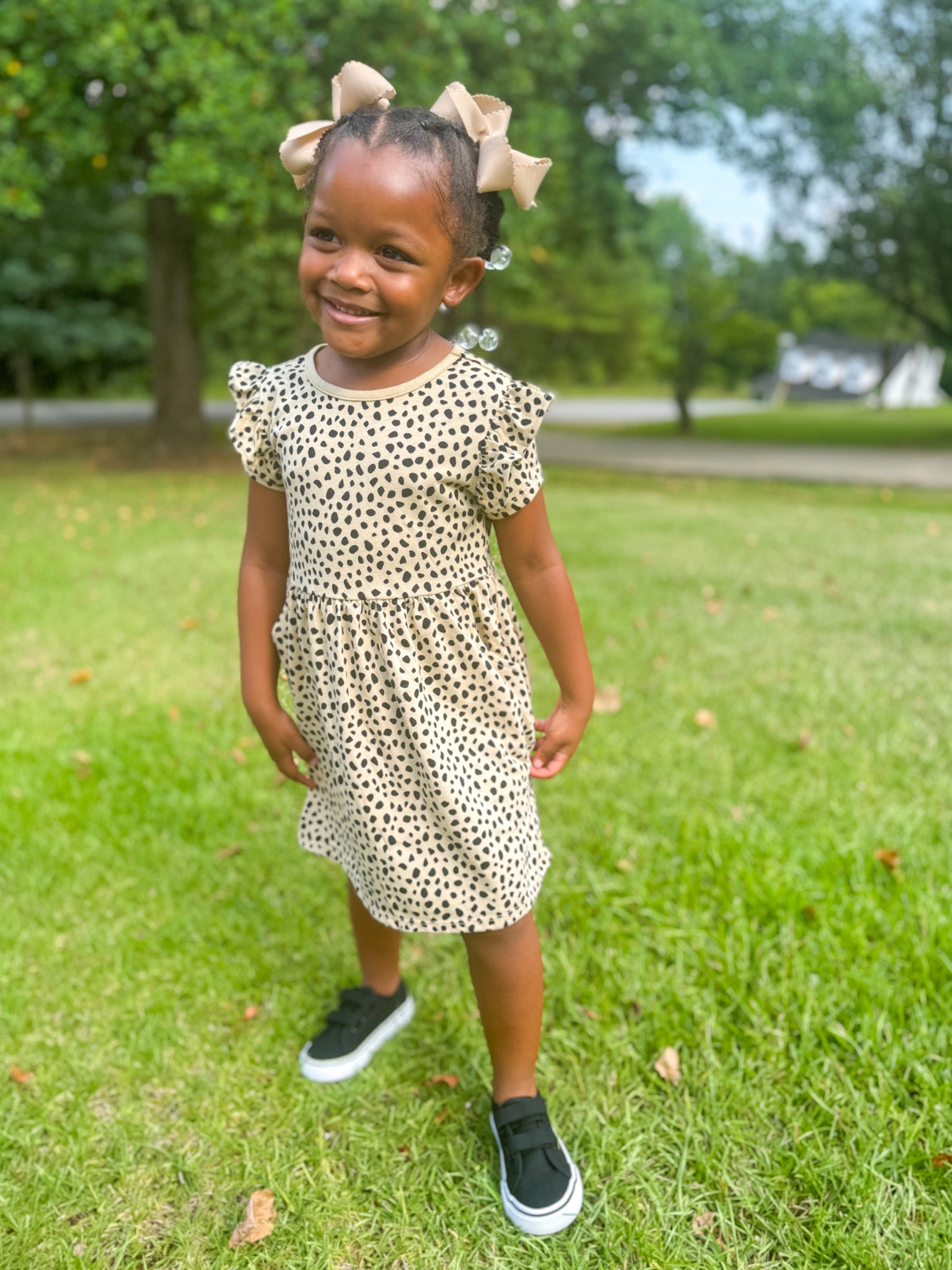 Always here for a cute play dress! $6 Walmart find!!! Kenlyn loves the print & the pockets on the dress. Shoes from Walmart too. 🖤 
Summer outfit • toddler girl • kids clothes
• dresses • affordable fashion • kids shoes

#LTKSaleAlert #LTKShoeCrush #LTKKids