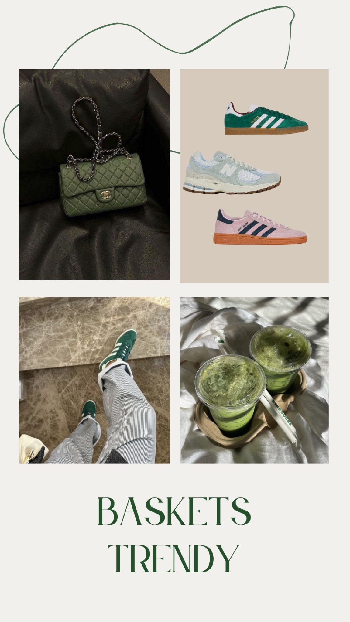 Baskets trendy 👟