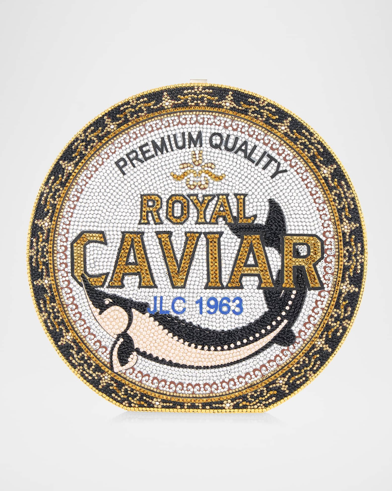 Royal Caviar Disc Clutch Bag | Neiman Marcus